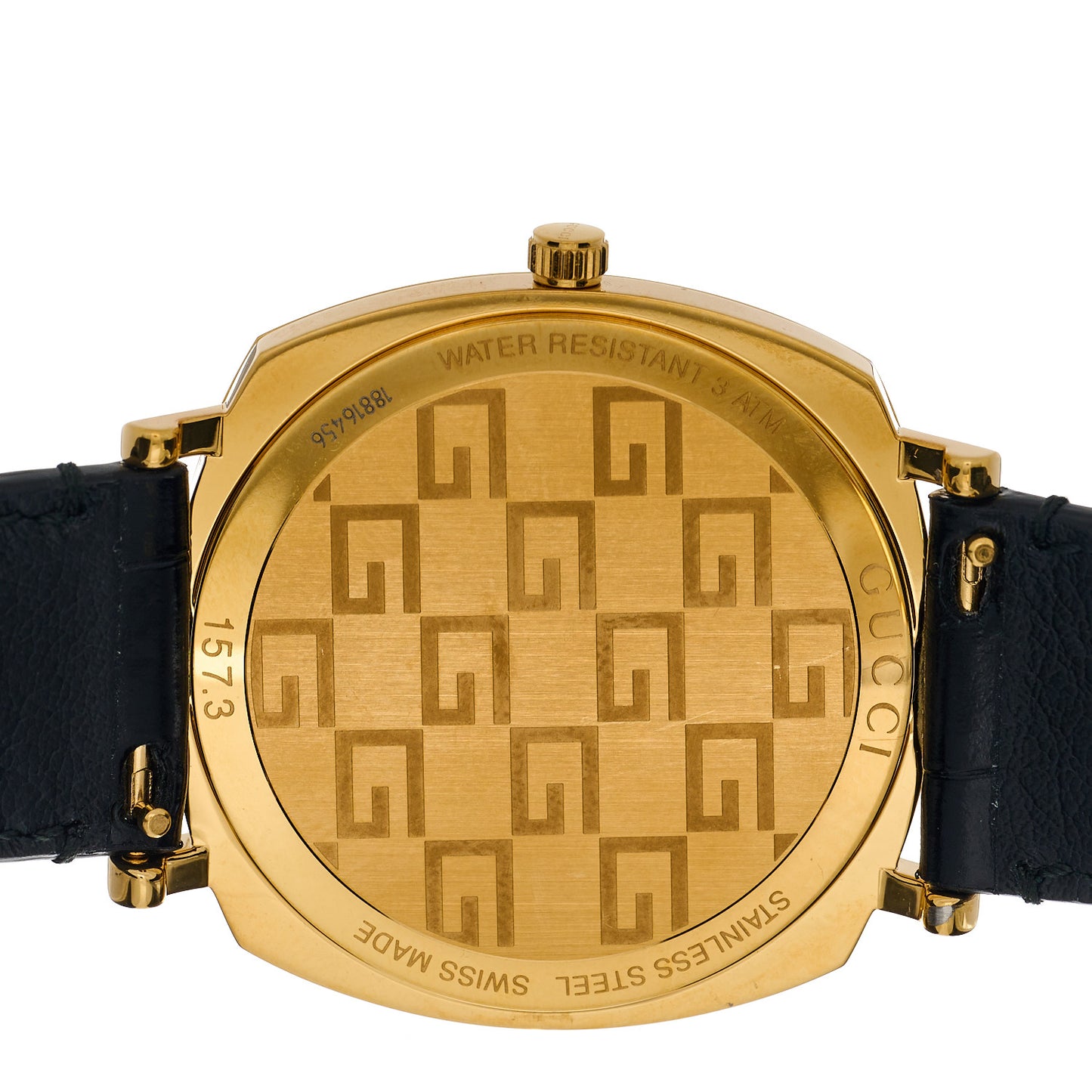 Stainless Steel Alligator 38mm Grip Quartz Watch