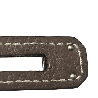 Hermes Taurillon Clemence Jypsiere 28 Etoupe 7 of 11