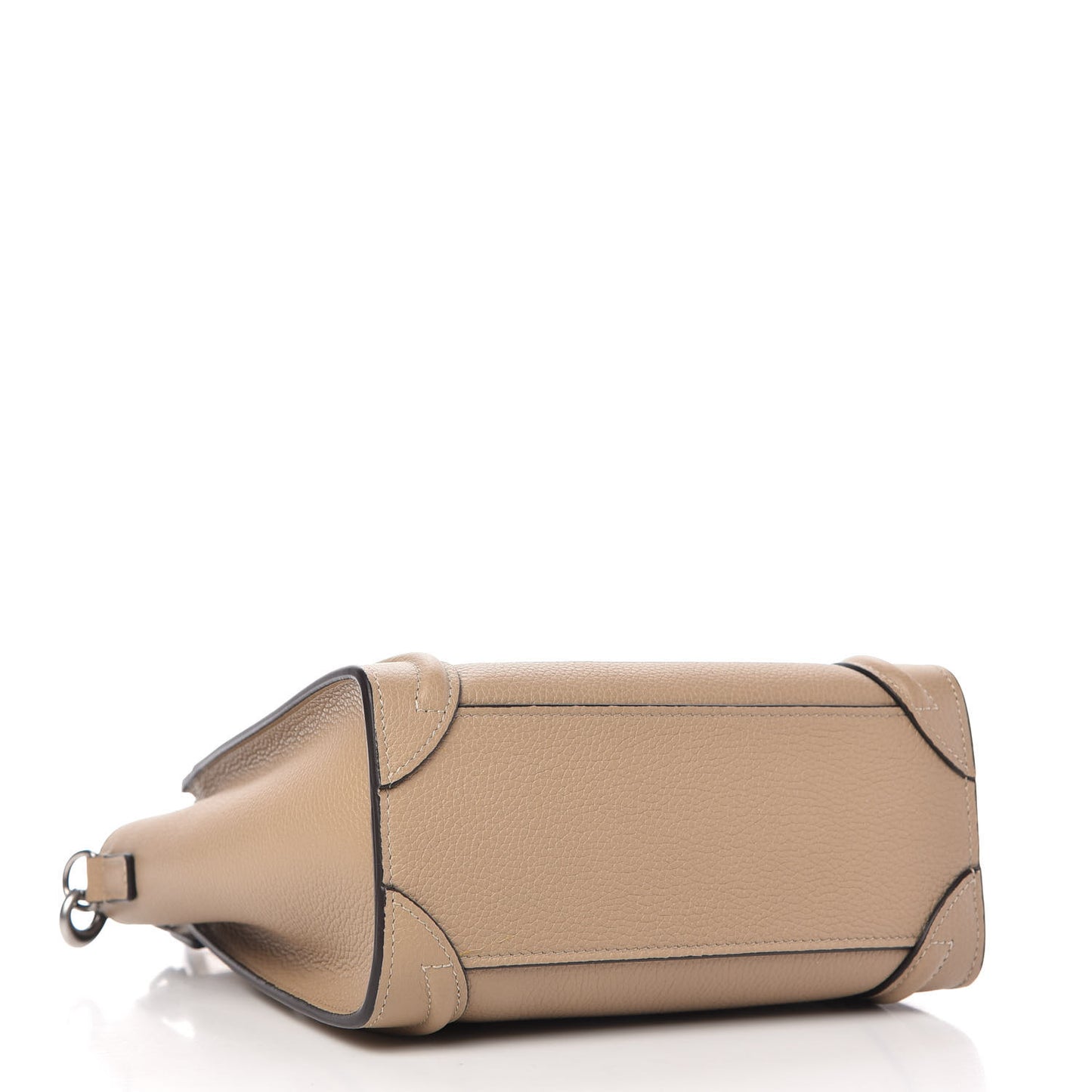 Drummed Calfskin Nano Luggage Dune