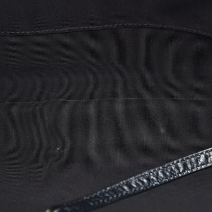 Chanel Aged Calfskin Quilted Drawstring Shopping Tote Black 8 of 13