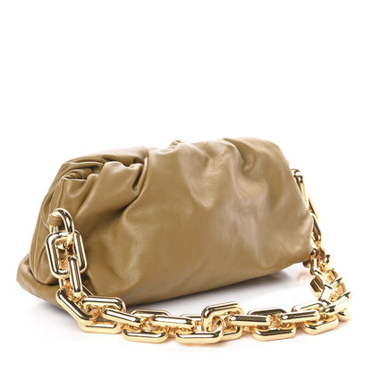Bottega Veneta Calfskin The Pouch Chain Moutarde 3 of 9