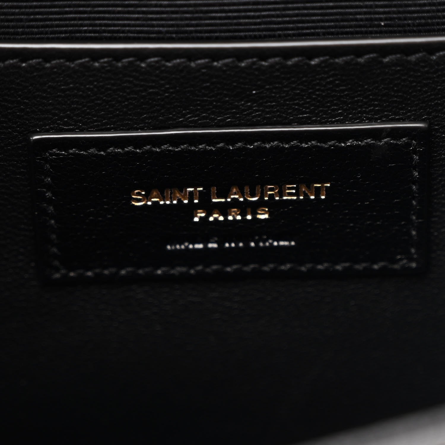 Saint Laurent Grain De Poudre Small Classic Monogram Kate Satchel Black 6 of 10