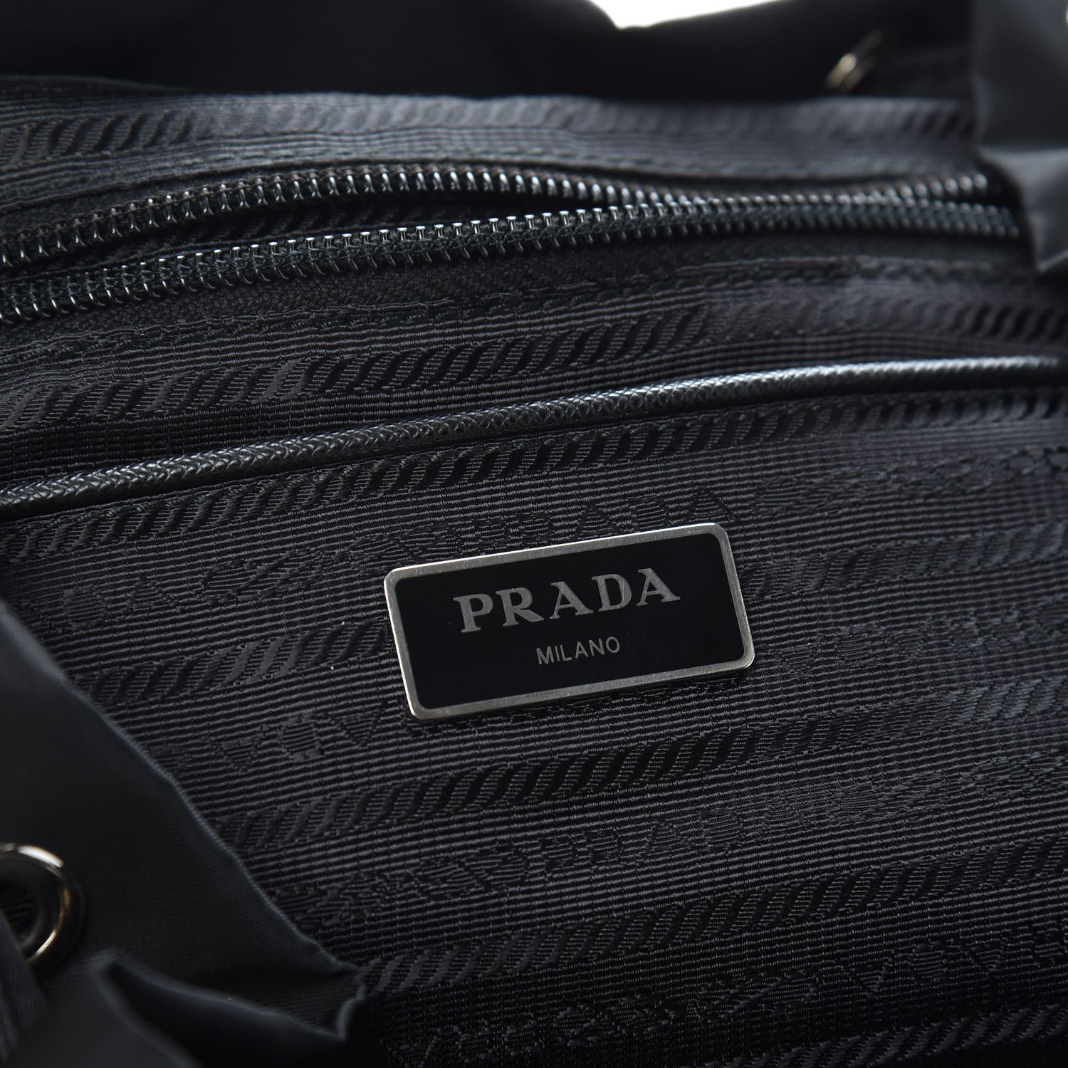 Prada Nylon Vela Large Backpack Black 5 of 7