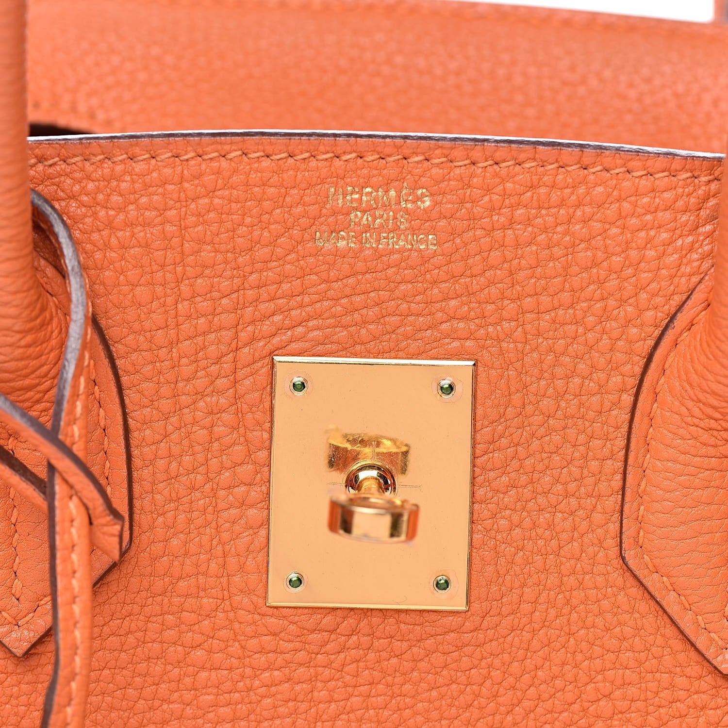 Hermes Togo Birkin 30 Orange 8 of 32