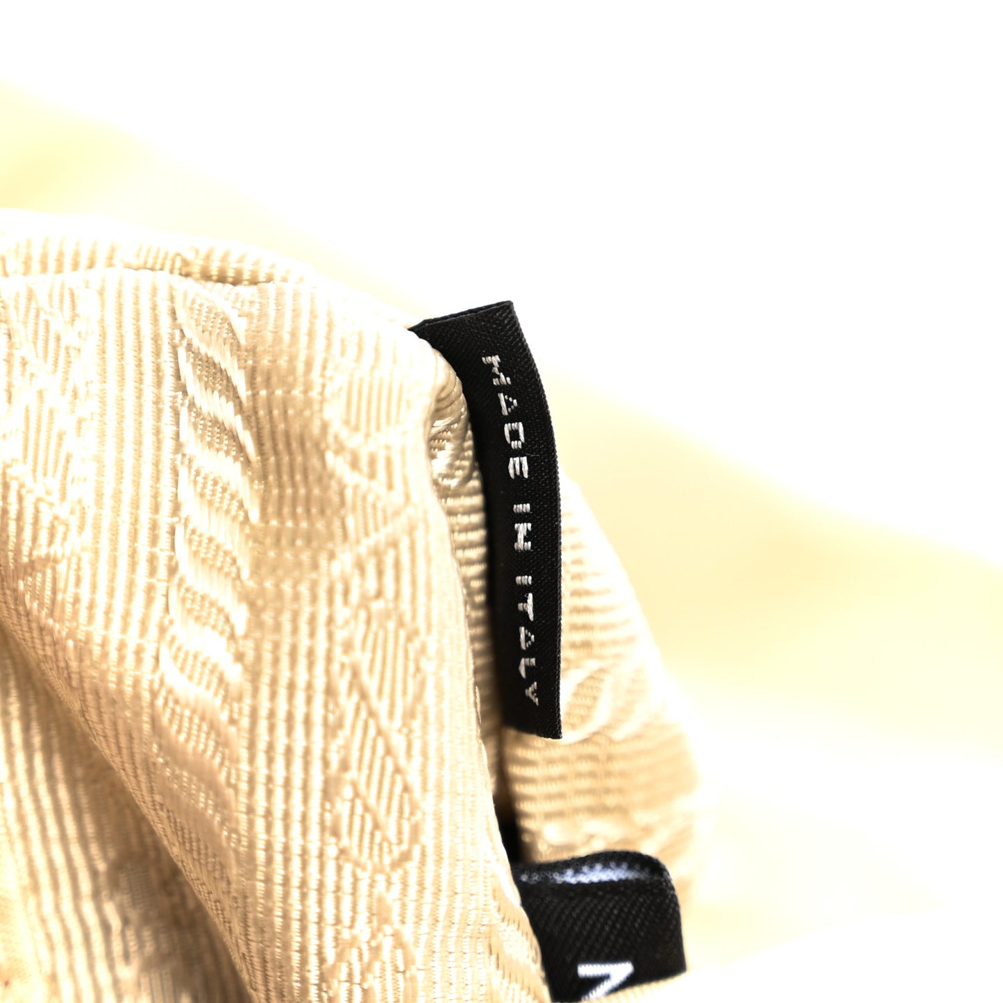 Nylon Saffiano Medium Backpack Deserto