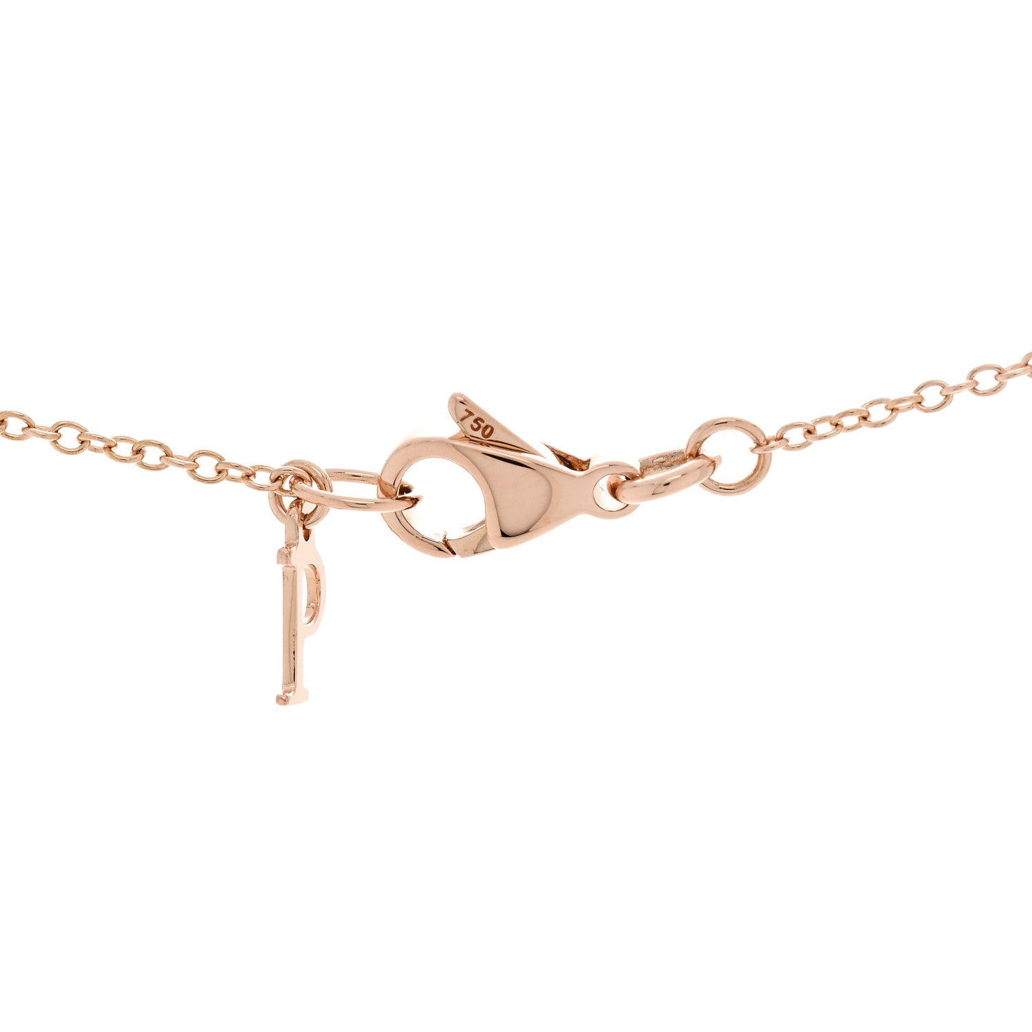 Piaget 18K Rose Gold Diamond Possession Pendant Necklace 4 of 6