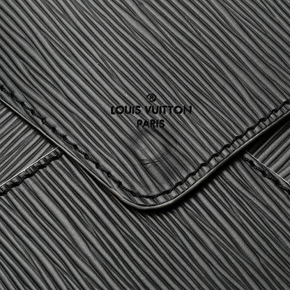 Louis Vuitton Epi Envelope Pouch Black 6 of 7