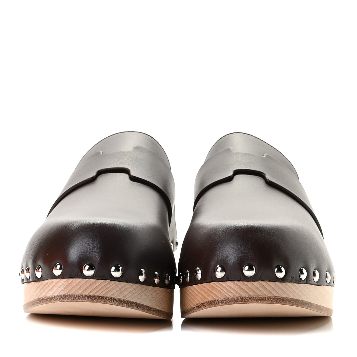 Calfskin Calya Mules 38 Cafe
