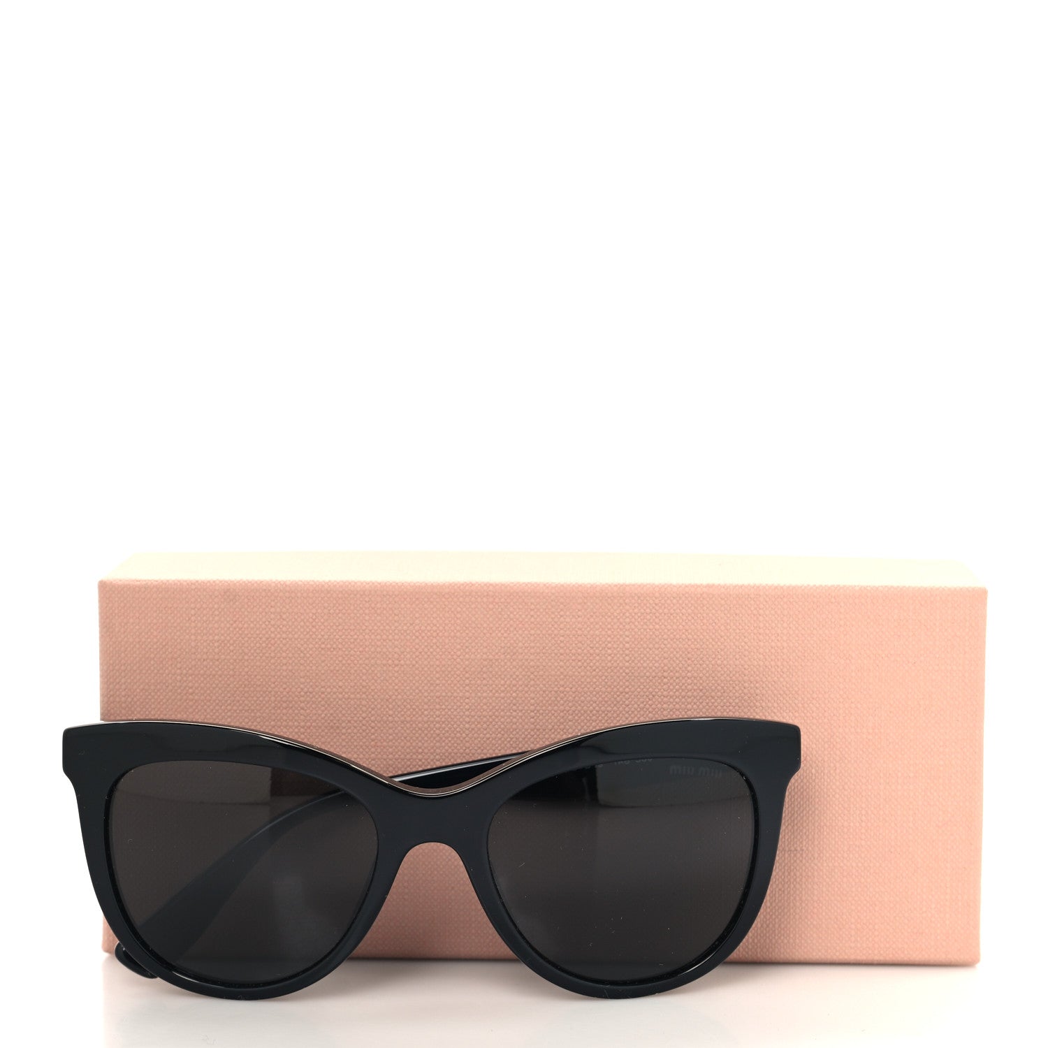 Miu Miu Acetate Sunglasses SMU08 Black 8 of 8