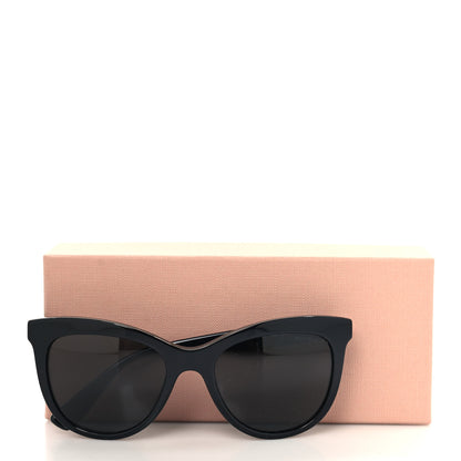 Miu Miu Acetate Sunglasses SMU08 Black 8 of 8