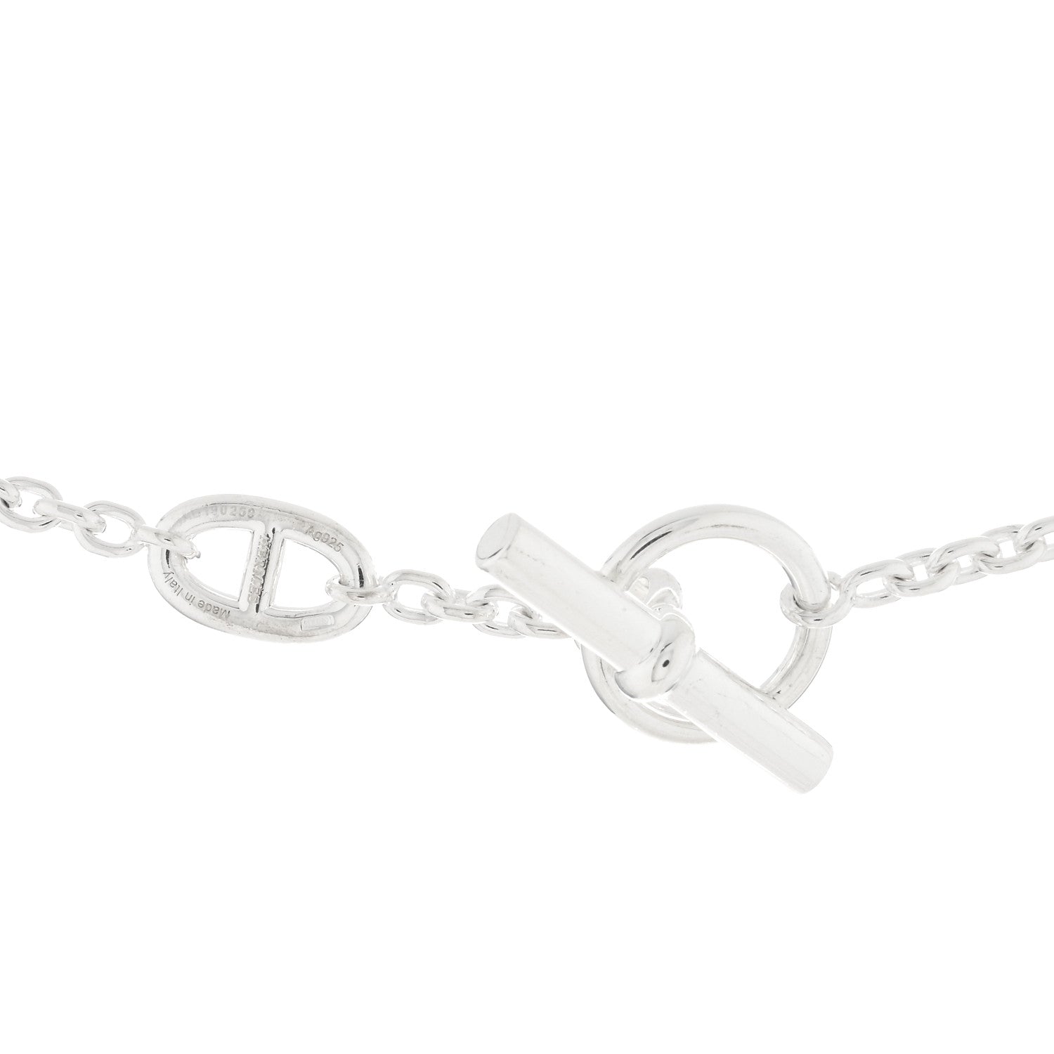 Hermes Sterling Silver Farandole Necklace 160 3 of 3