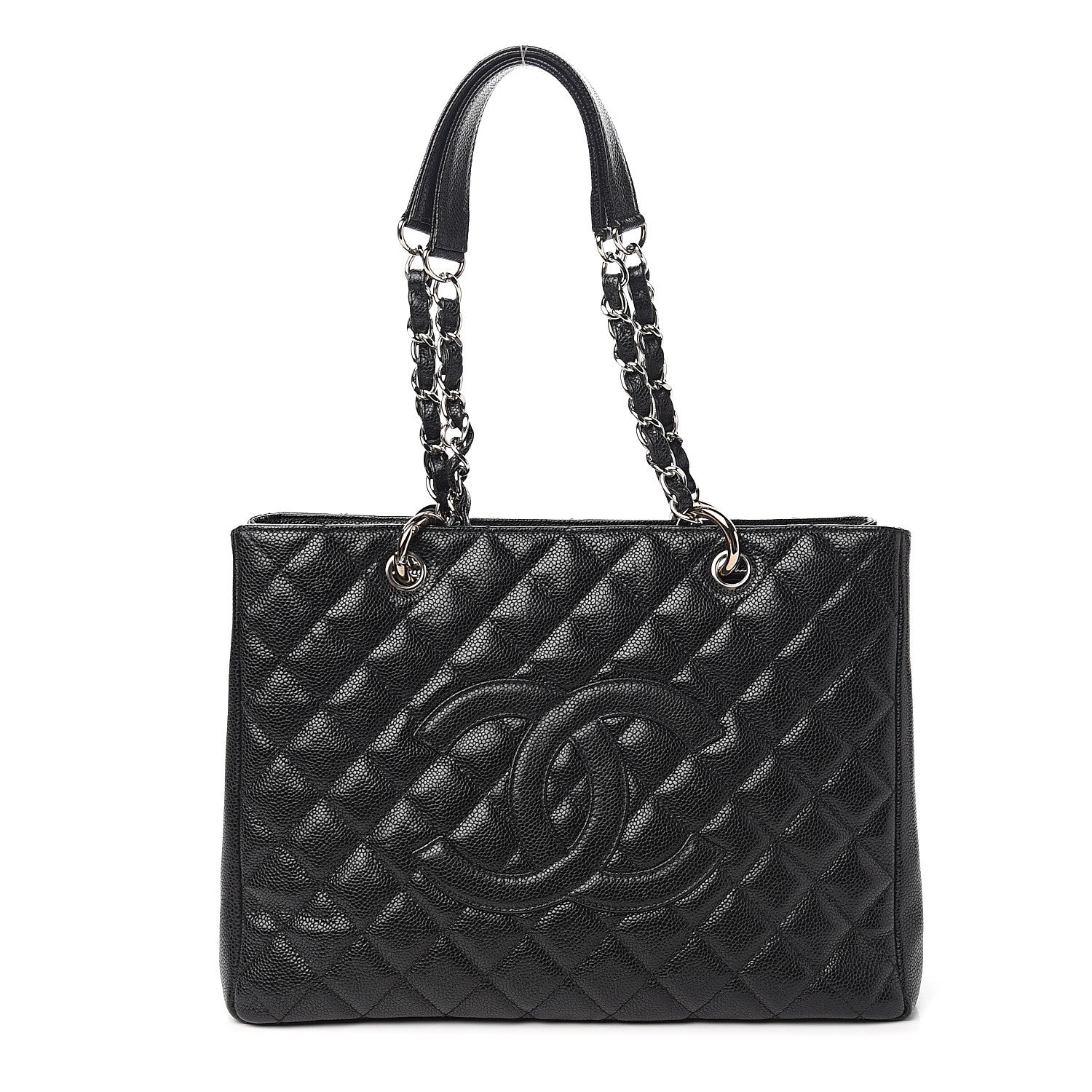 Chanel Caviar Quilted Grand Shopping Tote GST Black 1 of 9