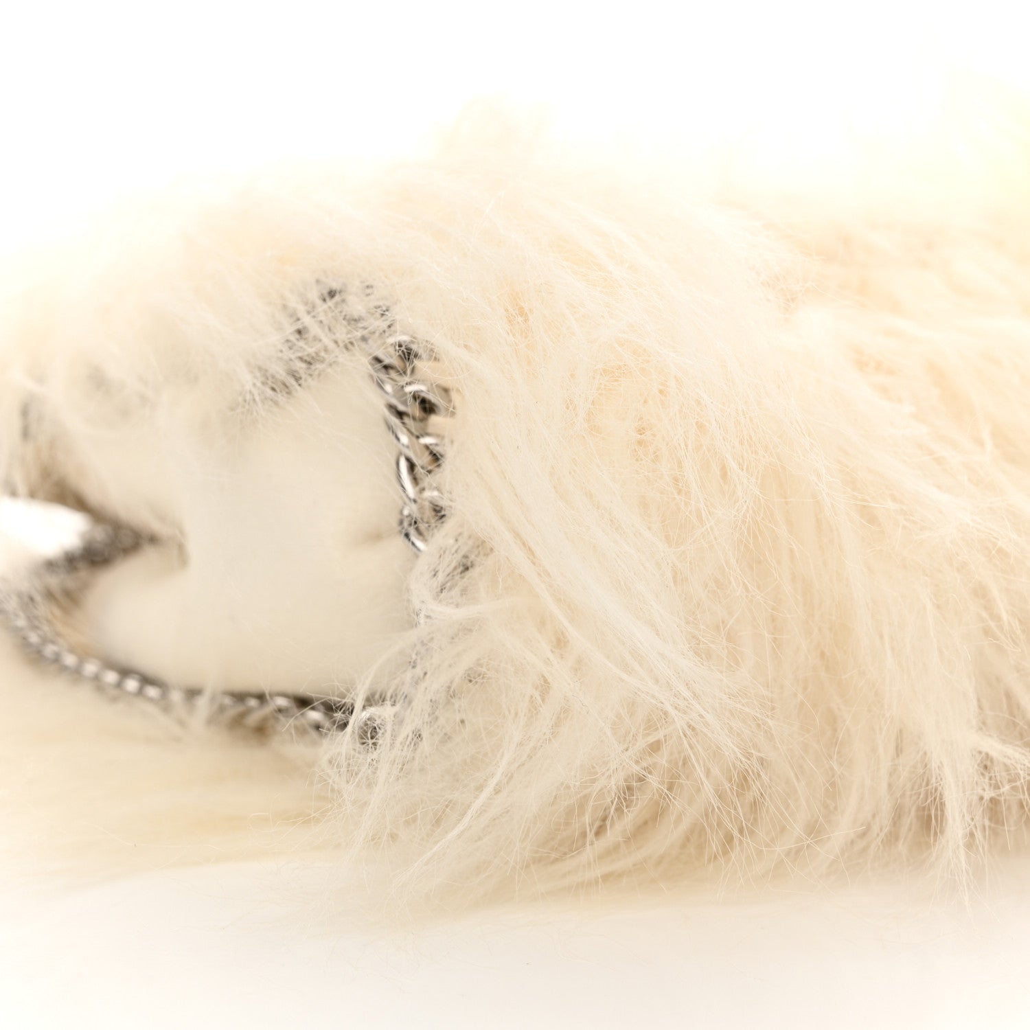 Stella McCartney Eco Fur Tiny Falabella Tote Ivory 8 of 9