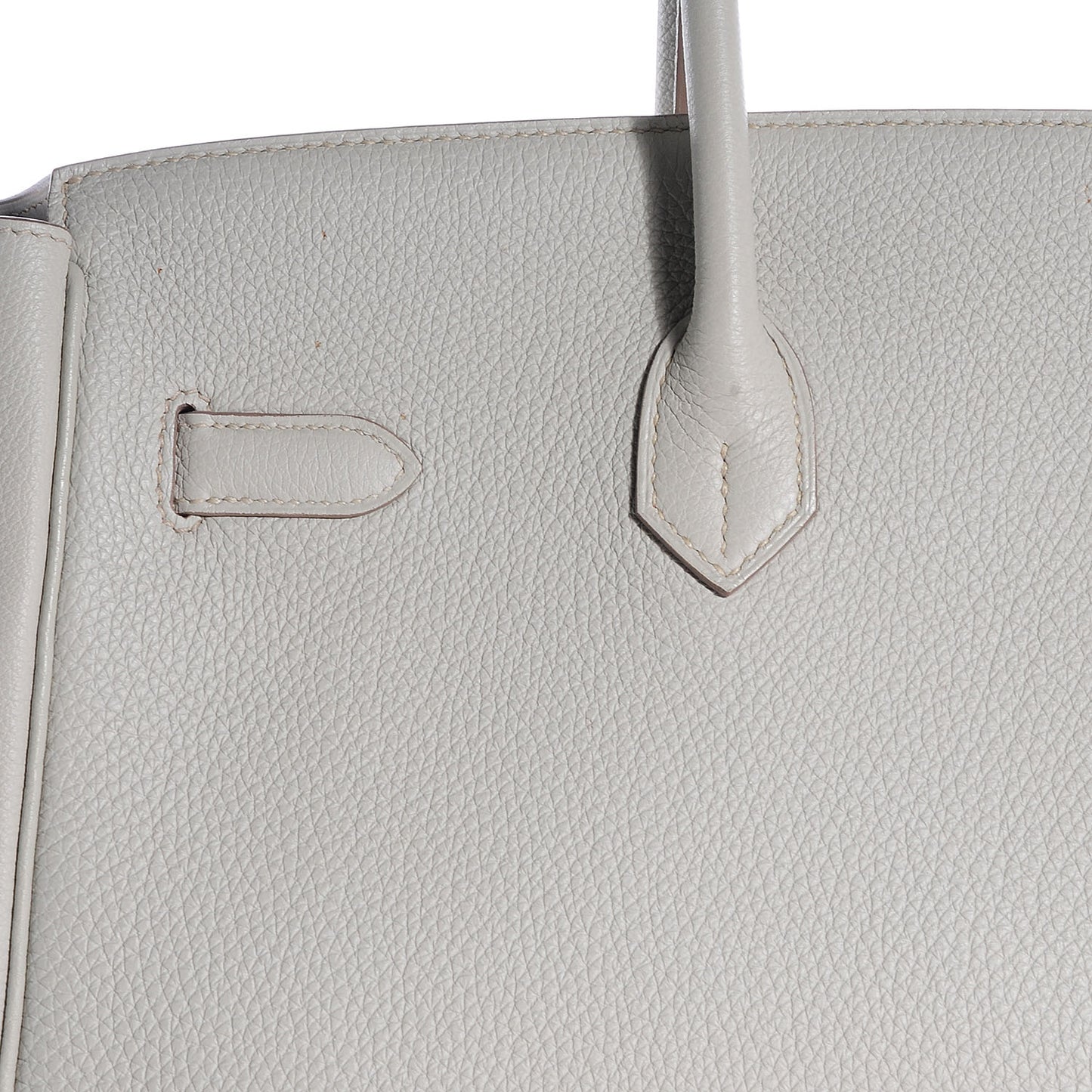 Togo Birkin 35 Gris Perle