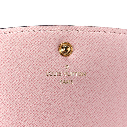Louis Vuitton Damier Ebene Emilie Wallet Rose Ballerine 6 of 11