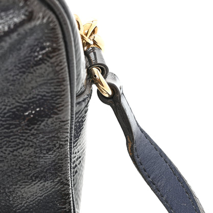 Gucci Vernice Naplack Small Soho Disco Bag Uniform Blue 11 of 14