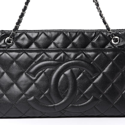 Chanel Caviar Quilted Timeless CC Soft Tote Black 7 of 9