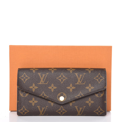 Louis Vuitton Monogram Sarah Wallet NM Rose Ballerine 7 of 7