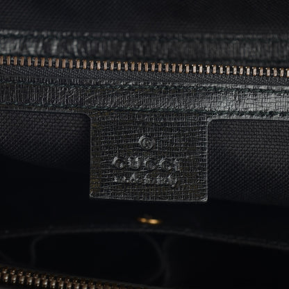 Gucci Textured Calfskin Large Bright Bit Tote Black 6 of 7