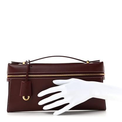 Loro Piana Smooth Calfskin Extra Clutch L29 Burnt Tan 2 of 10
