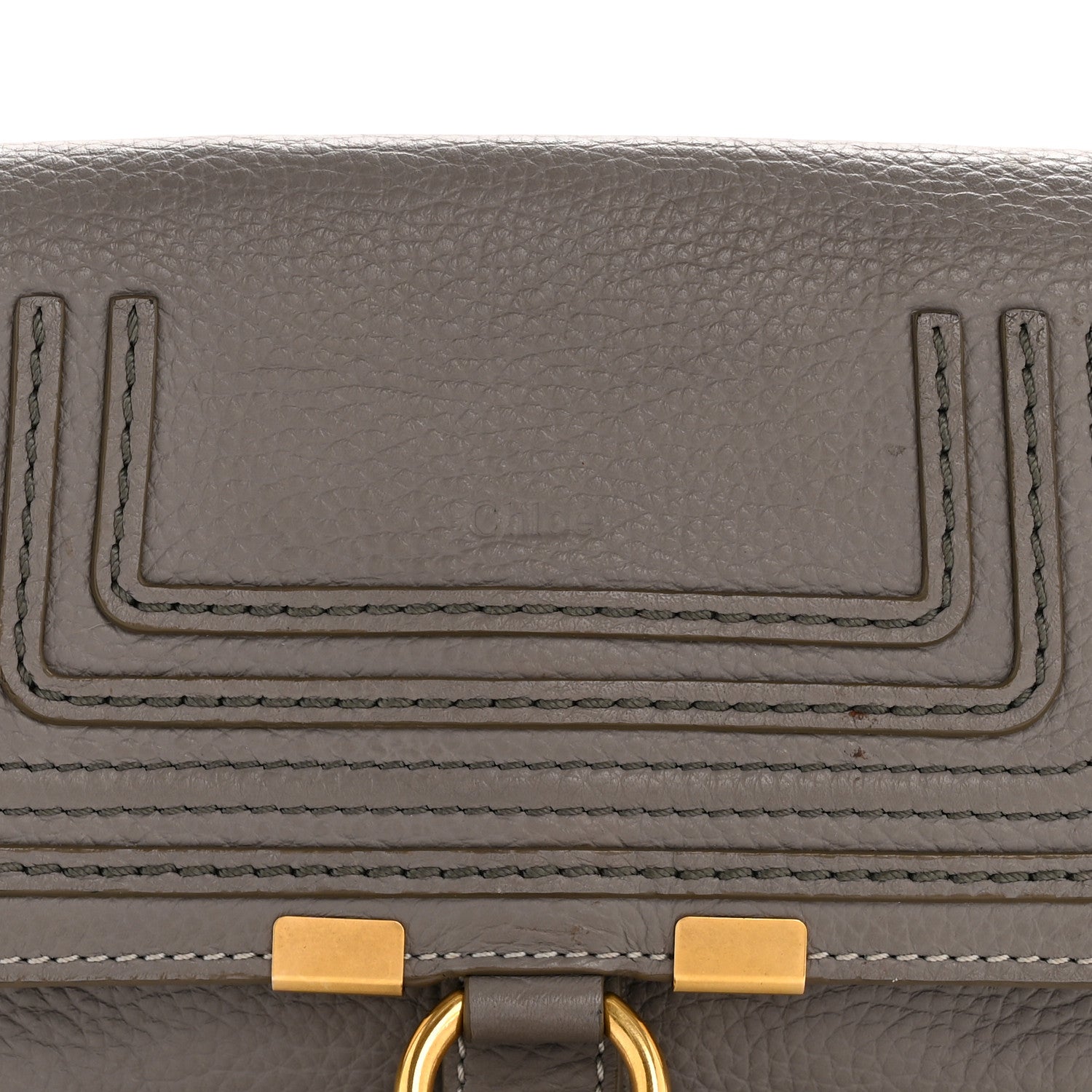 Chloe Calfskin Marcie Convertible Belt Bag Cashmere Grey 9 of 15