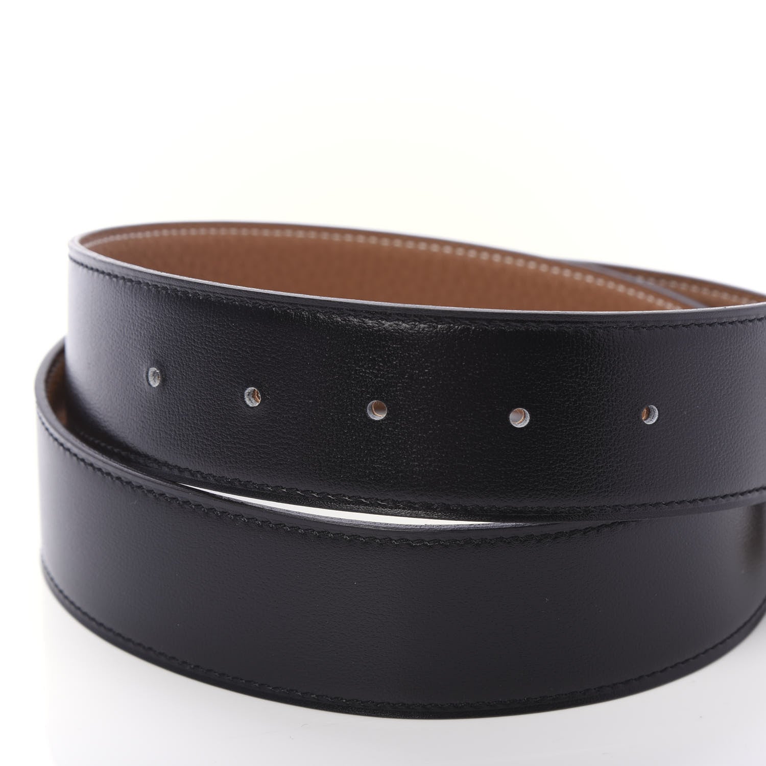 Hermes Box Togo 38mm H Belt 80 Black Gold 4 of 6