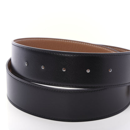 Hermes Box Togo 38mm H Belt 80 Black Gold 4 of 6