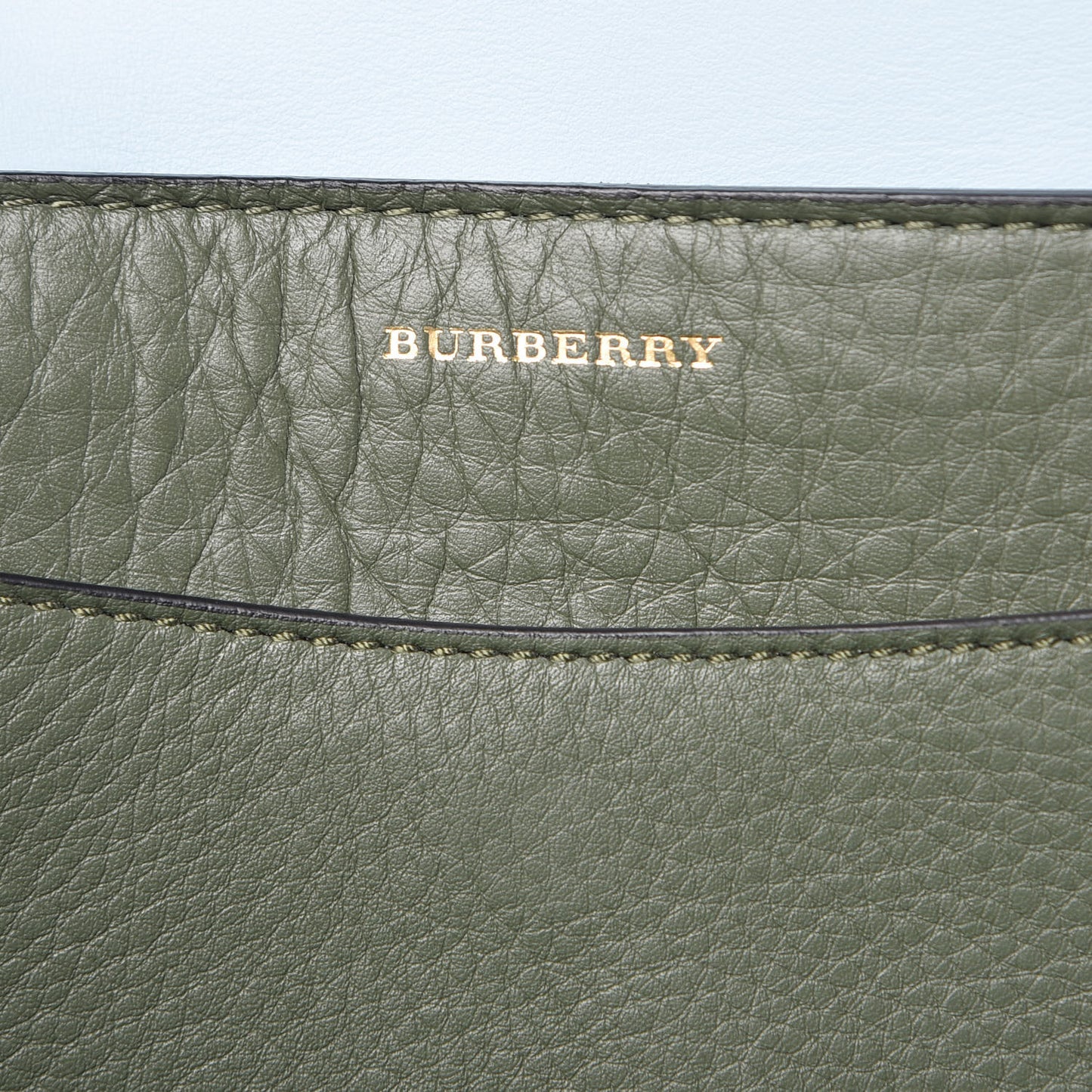 Soft Grain Calfskin Medium Belt Bag Sage Green