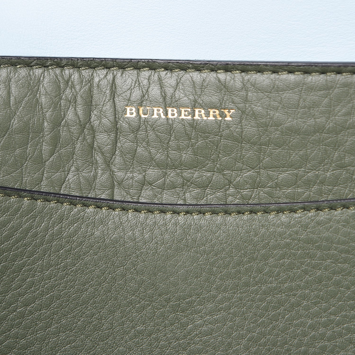 Burberry Soft Grain Calfskin Medium Belt Bag Sage Green 8 of 11