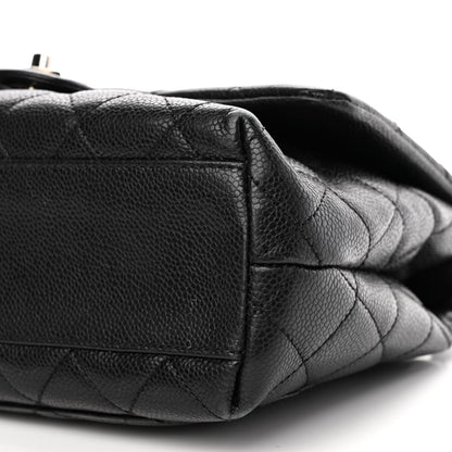 Chanel Caviar Quilted Medium Kelly Flap Bag Black 10 of 14