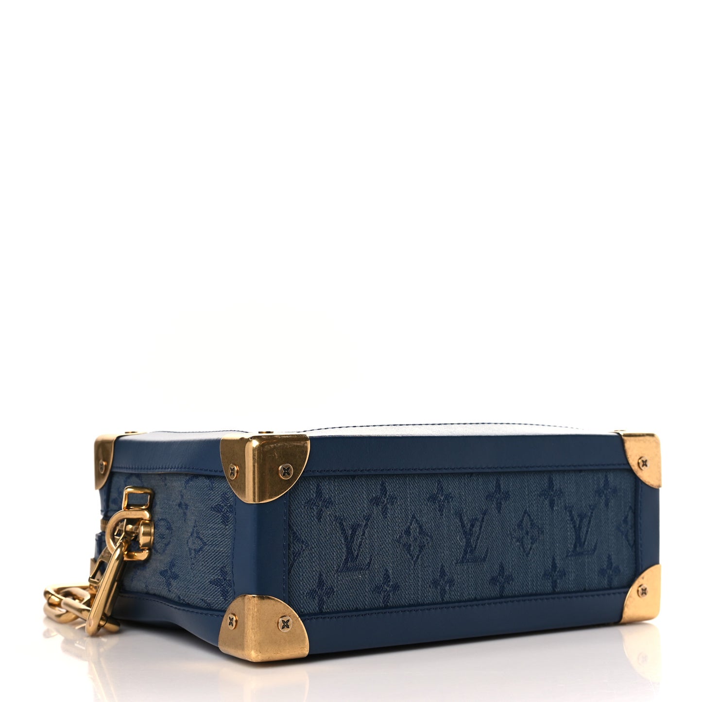 Denim Monogram Soft Trunk Navy