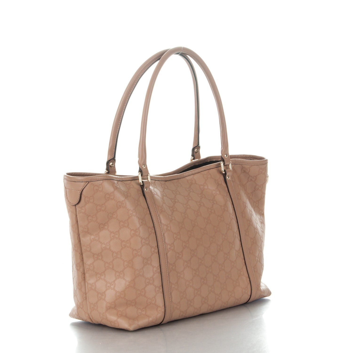Gucci Guccissima Vitello Tender Medium Joy Tote Winter Rose 3 of 7