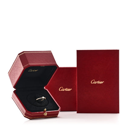 Cartier 18K Yellow Gold Diamond Etincelle De Cartier Engagement Ring 50 5.25 5 of 5