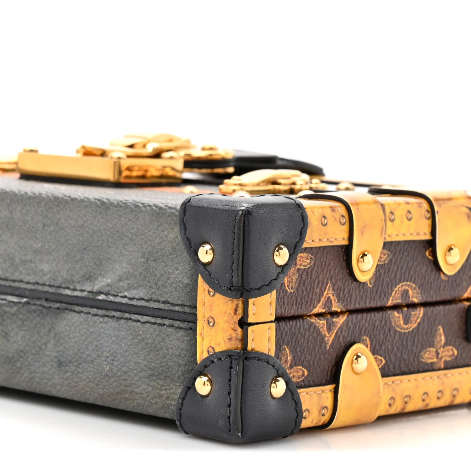 Louis Vuitton Calfskin Transformed Monogram Petite Malle 9 of 10