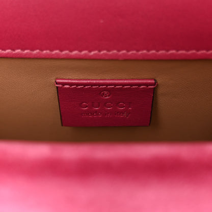 Gucci Velvet Crystal Mini Bee Broadway Shoulder Bag Light Raspberry Rose 6 of 10
