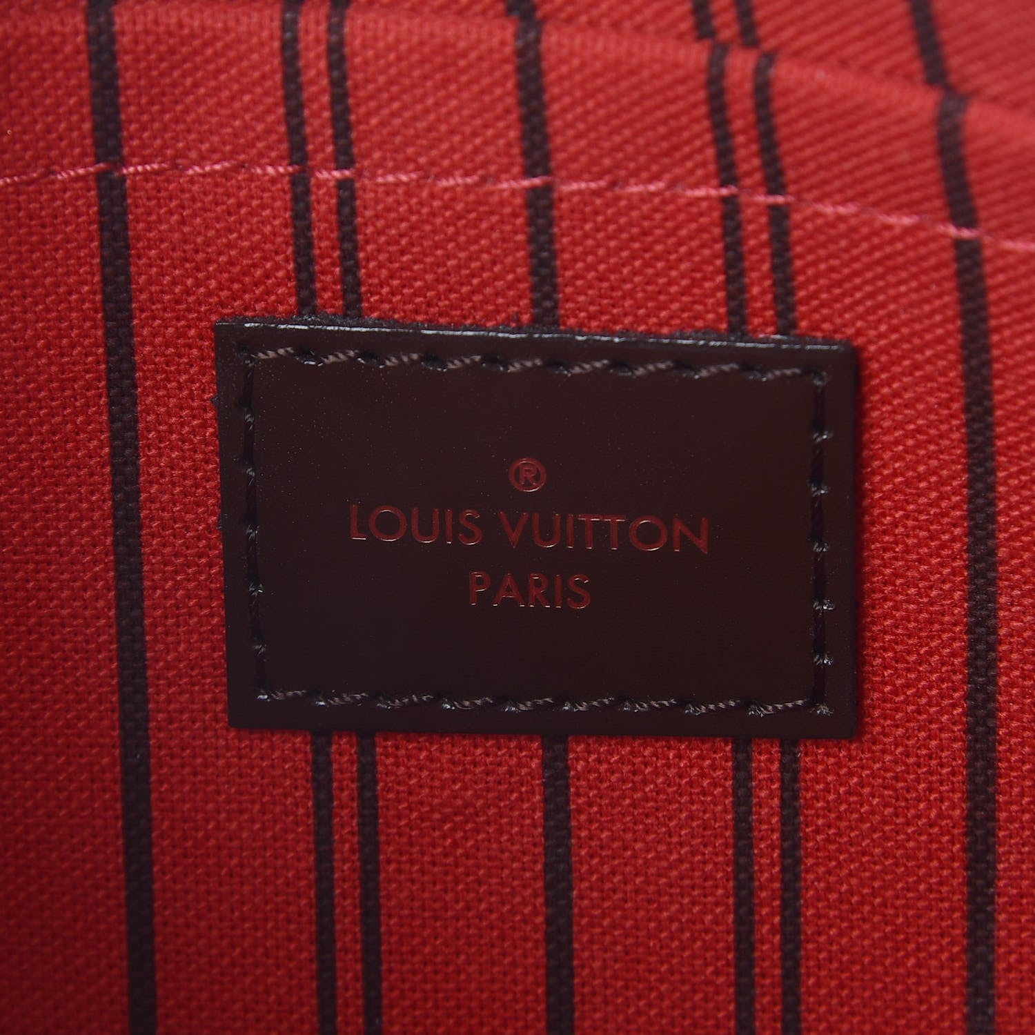 Louis Vuitton Damier Ebene Neverfull MM GM Pochette 6 of 6