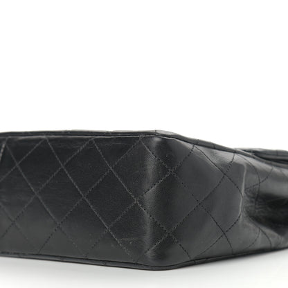 Chanel Lambskin Quilted Medium Double Flap Black 9 of 15
