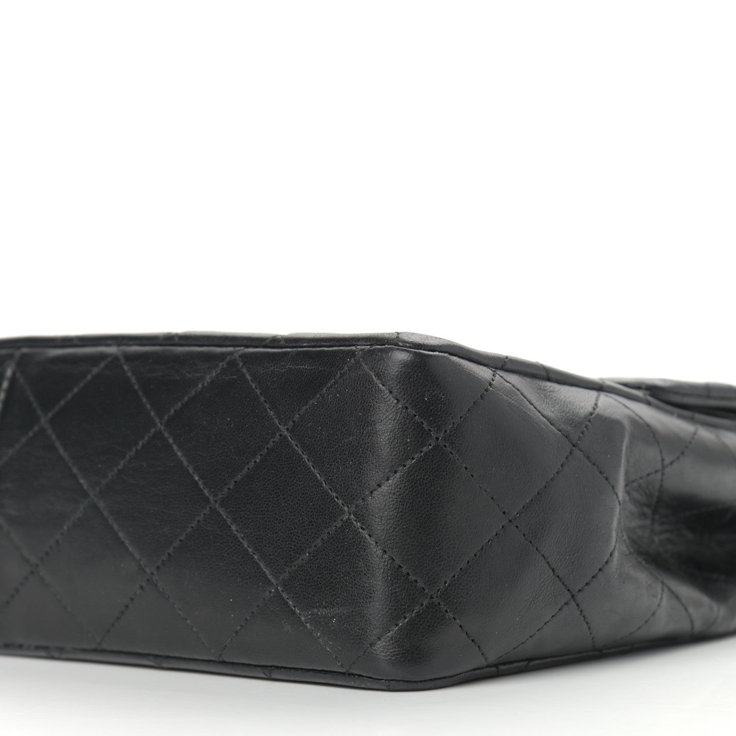 Chanel Lambskin Quilted Medium Double Flap Black 9 of 15