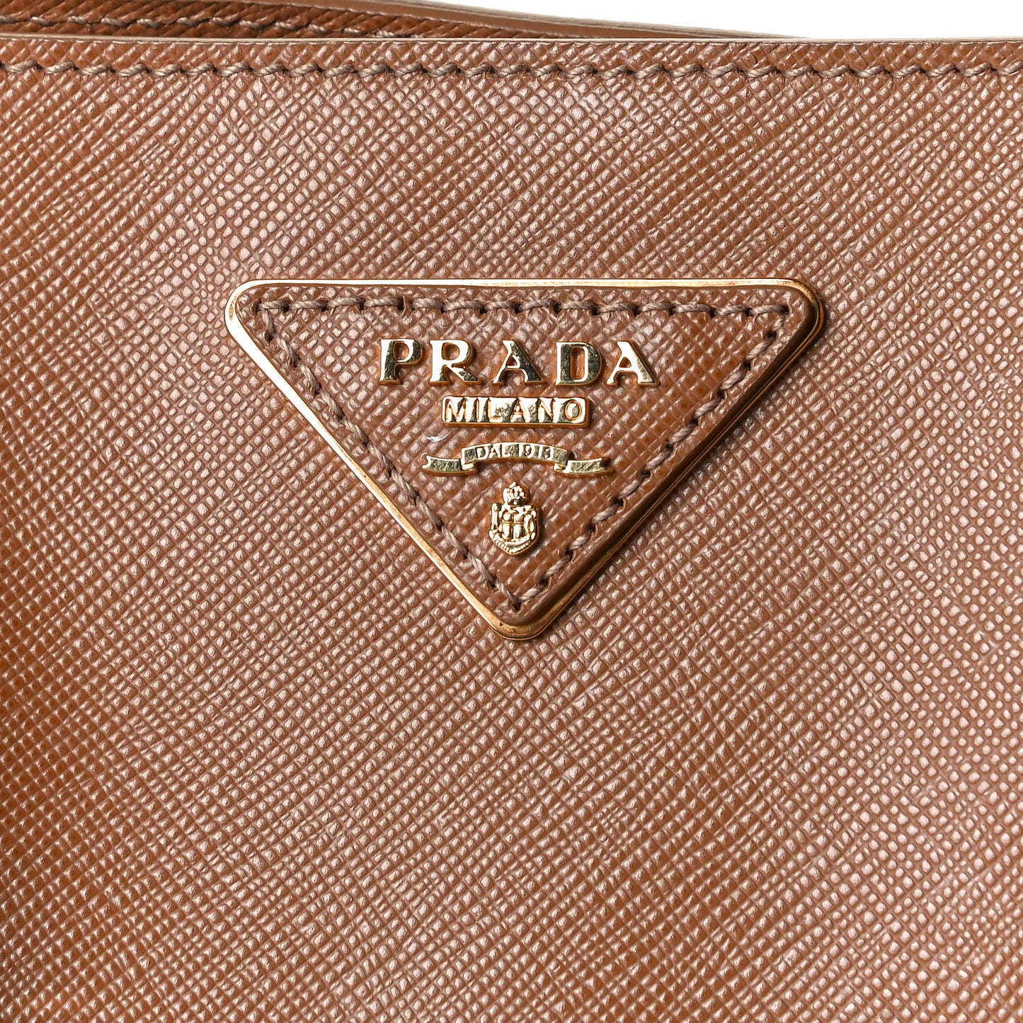 Saffiano Lux Large Tote Caramel