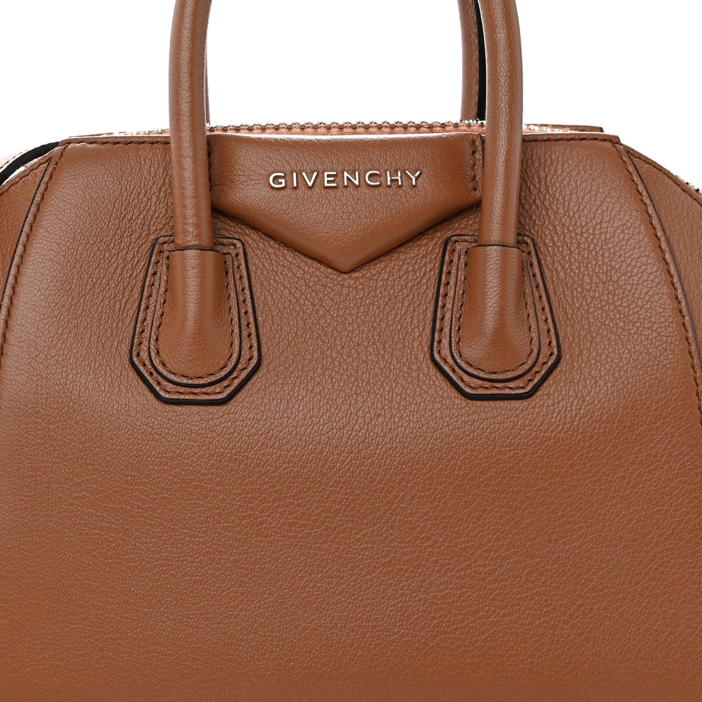 Sugar Goatskin Mini Antigona Caramel