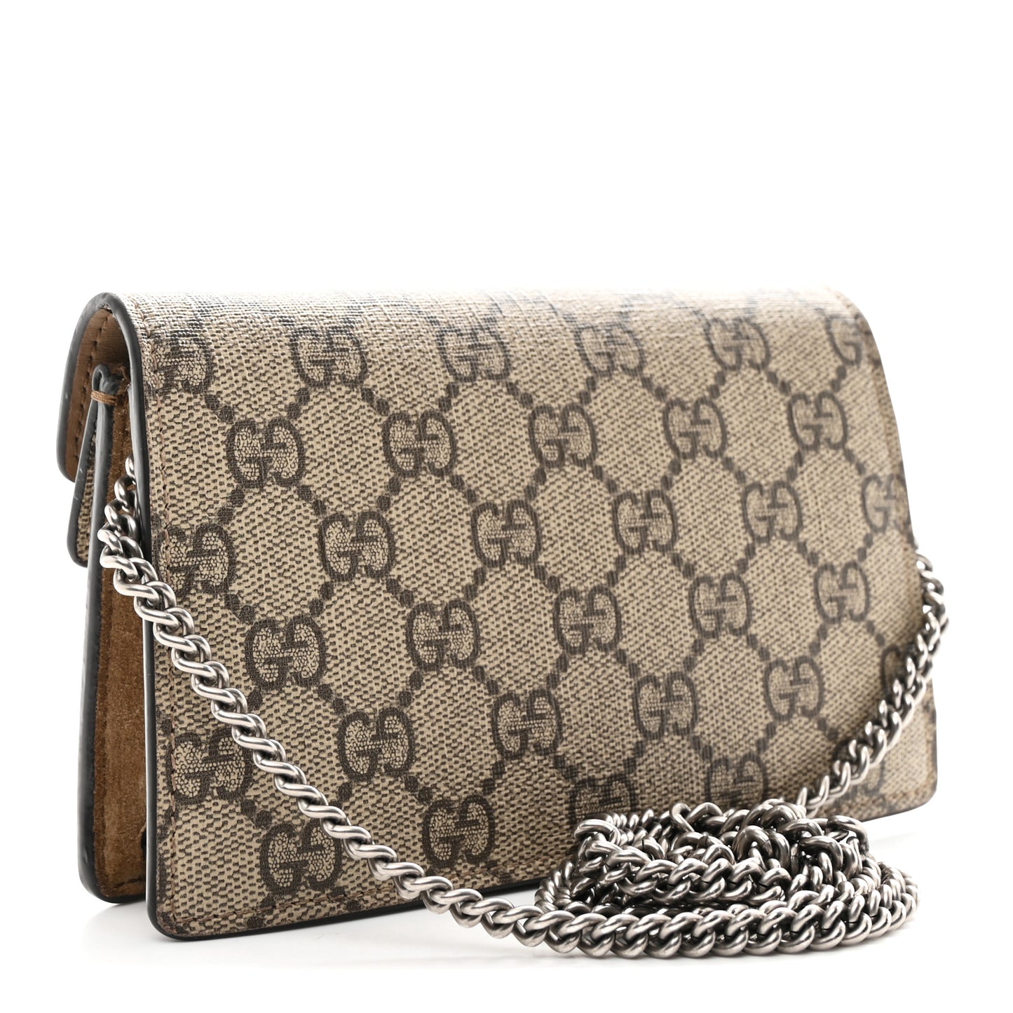 GG Supreme Monogram Super Mini Dionysus Shoulder Bag Taupe