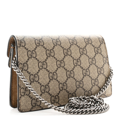 Gucci GG Supreme Monogram Super Mini Dionysus Shoulder Bag Taupe 5 of 21