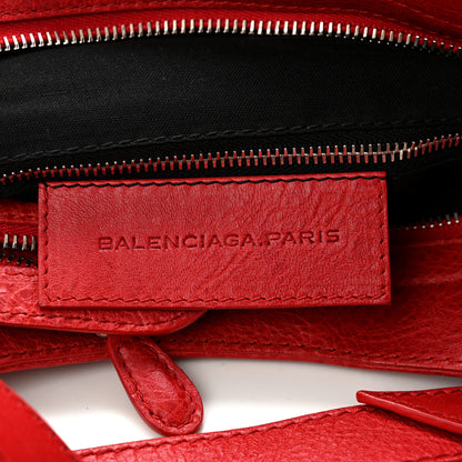 Balenciaga Agneau Giant 12 Silver Hardware Velo Coquelicot 7 of 11