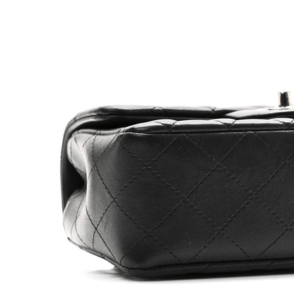 Chanel Lambskin Quilted Mini Rectangular Flap Black 9 of 11