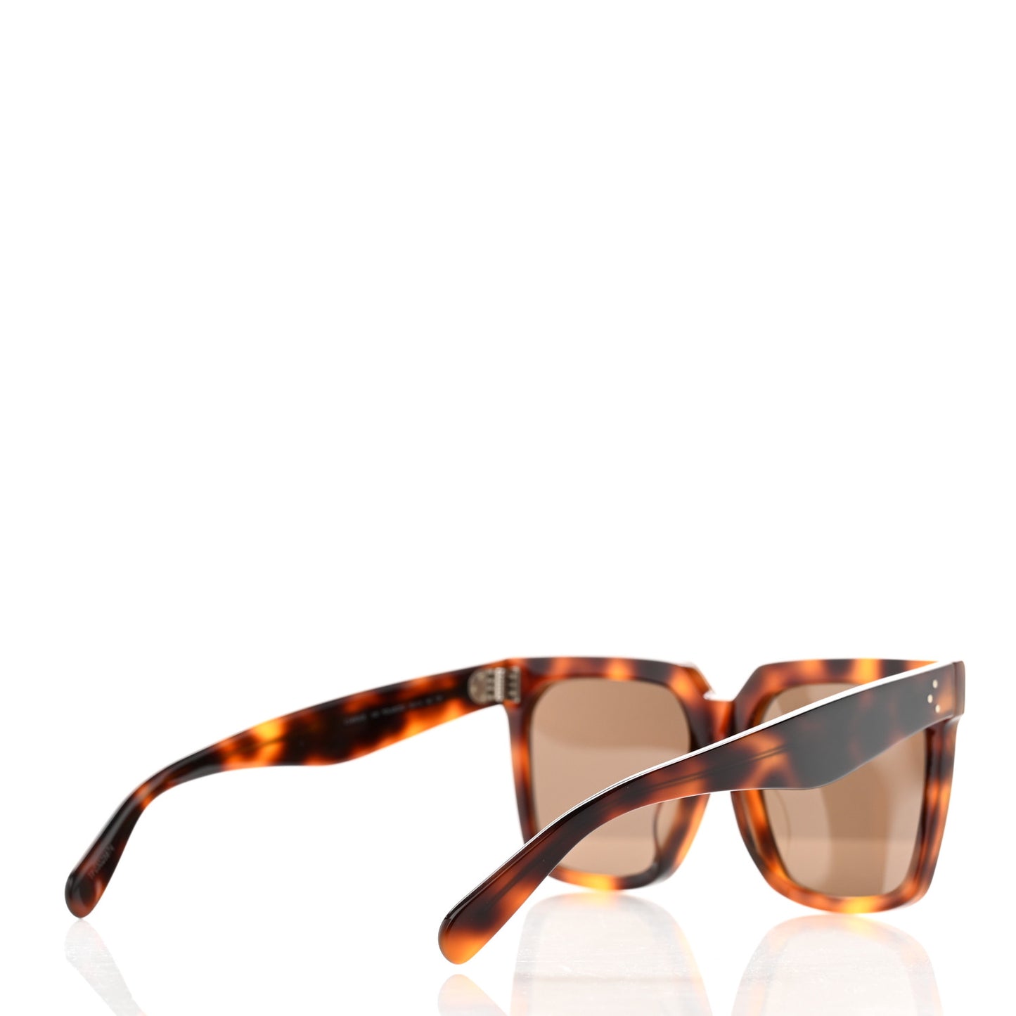 Oversized Square Sunglasses CL40055F Tortoise