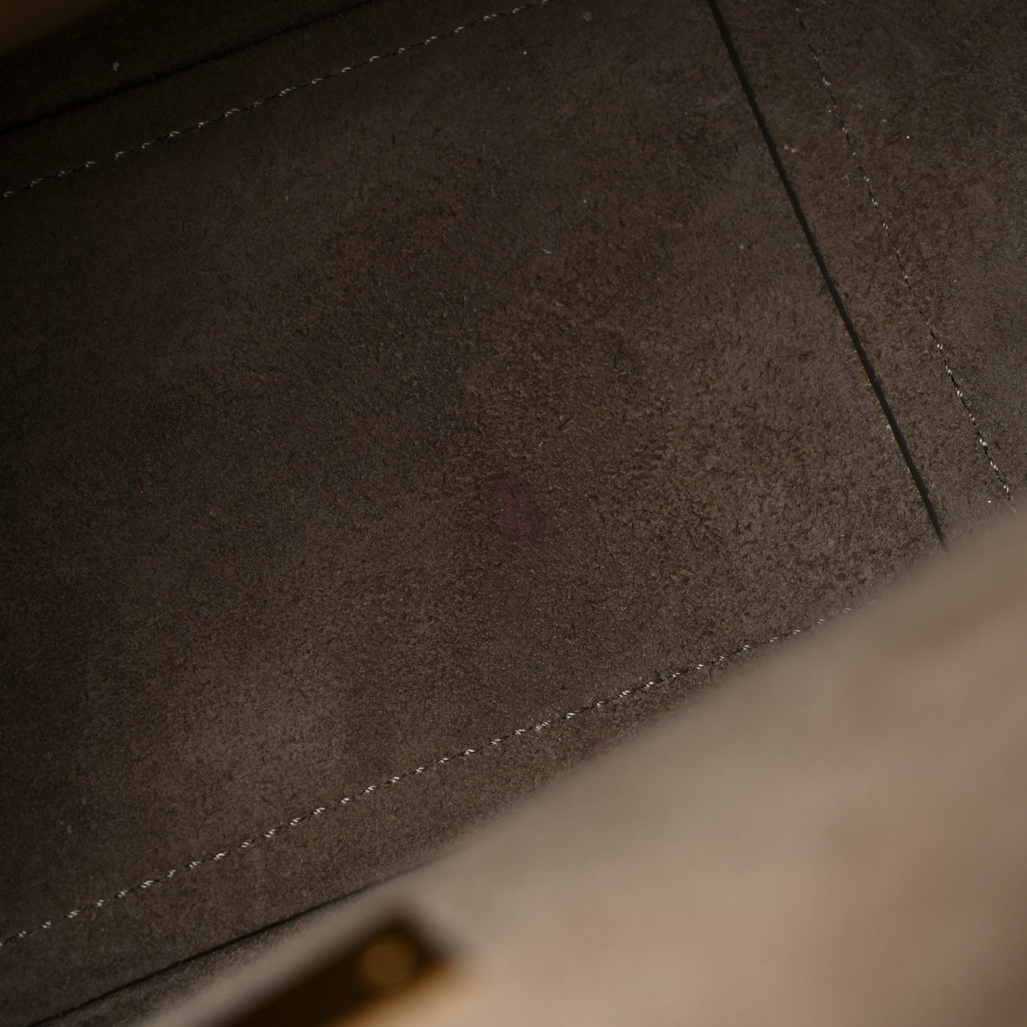 Grained Calfskin Mini Belt Bag Light Taupe