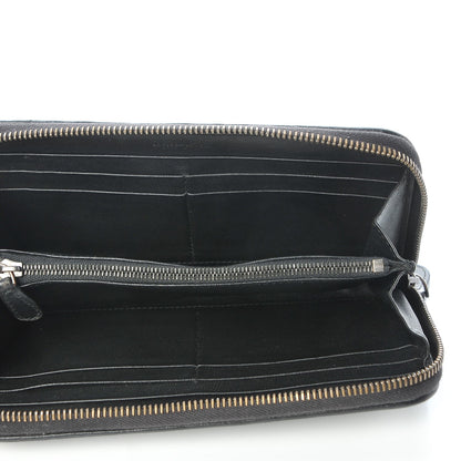 Bottega Veneta Nappa Intrecciato Zip Around Wallet Black 5 of 7