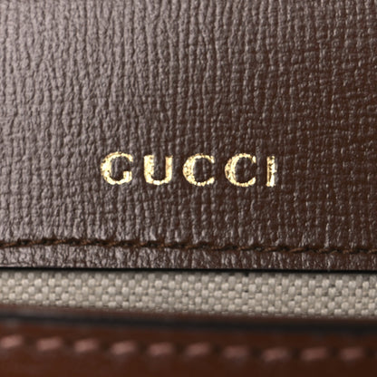 Gucci GG Supreme Monogram Web Mini Horsebit 1955 Shoulder Bag Beige Brown Sugar 6 of 13