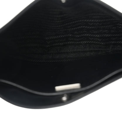 Prada Spazzolato Cleo Shoulder Bag Black 5 of 12