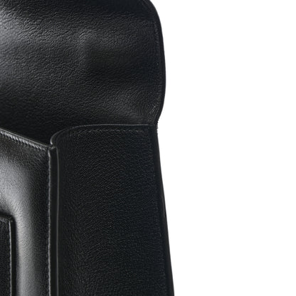 Tom Ford Shiny Goatskin Medium 001 Top Handle Bag Black 10 of 13